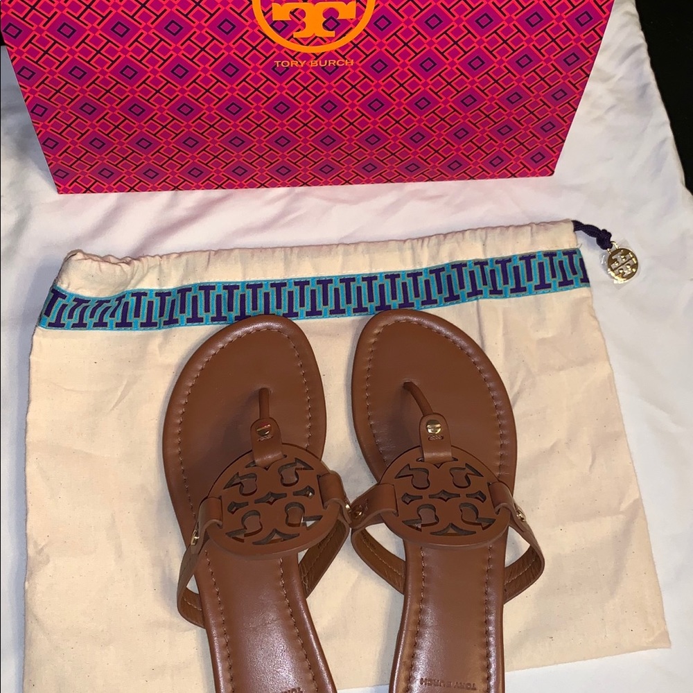 Tory Burch Leather Miller Sandal